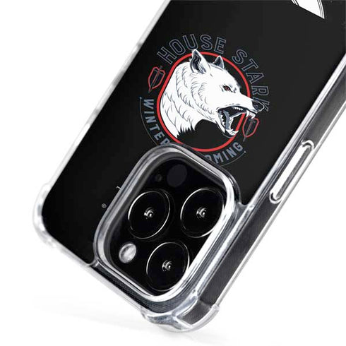 Game of Thrones: House Stark Direwolf iPhone 15 Pro MagSafe Case